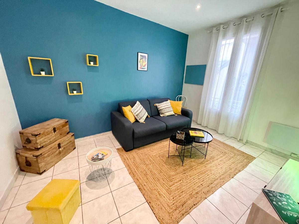 Joli Appartement Spacieux A 3 Min A Pied De La Mer Nizza Exterior foto