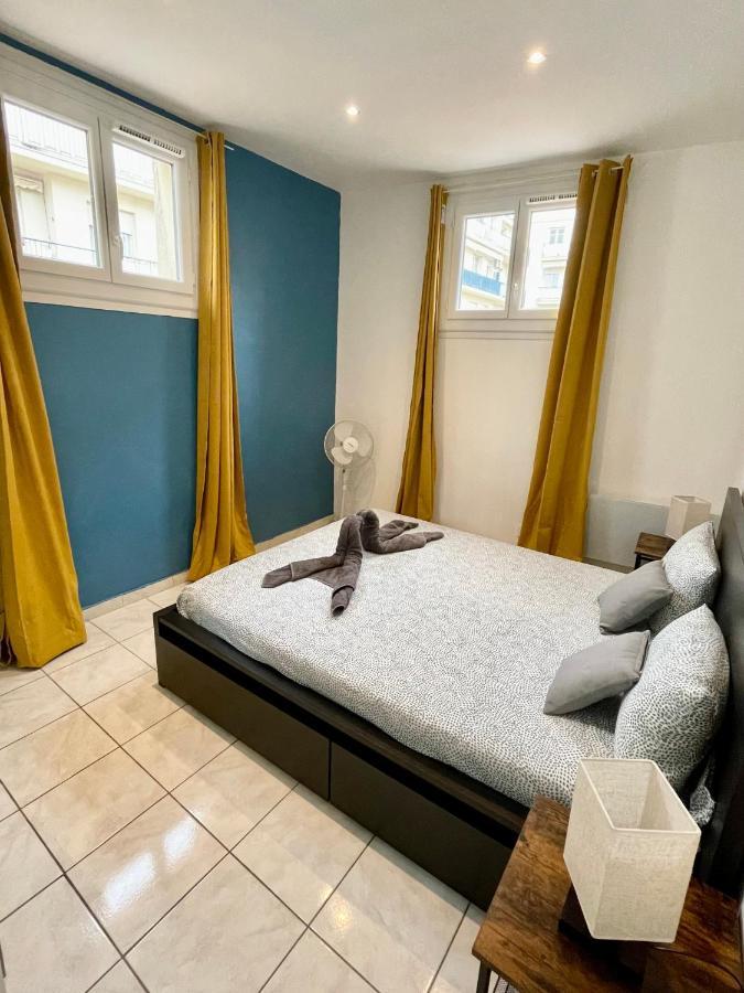 Joli Appartement Spacieux A 3 Min A Pied De La Mer Nizza Exterior foto